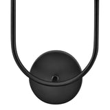 Greta Double Wall Sconce, Black (Style RIGHT)