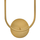 Greta Double Wall Sconce, Satin Brass (Style LEFT)