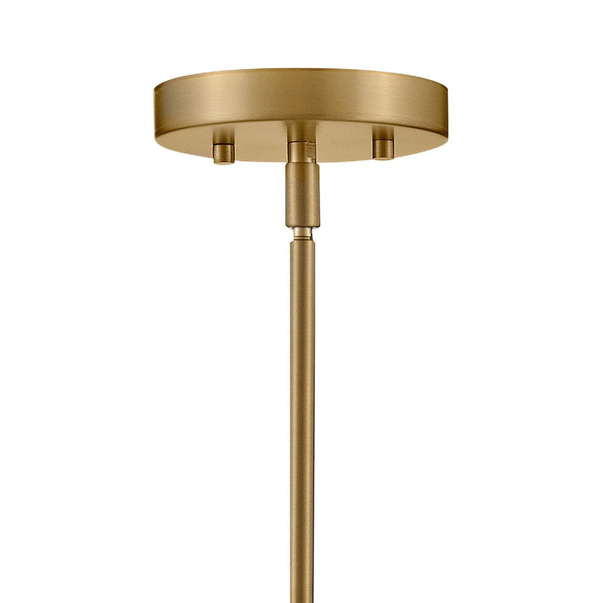 Skylar Pendant 11", Matte Black and Satin Brass