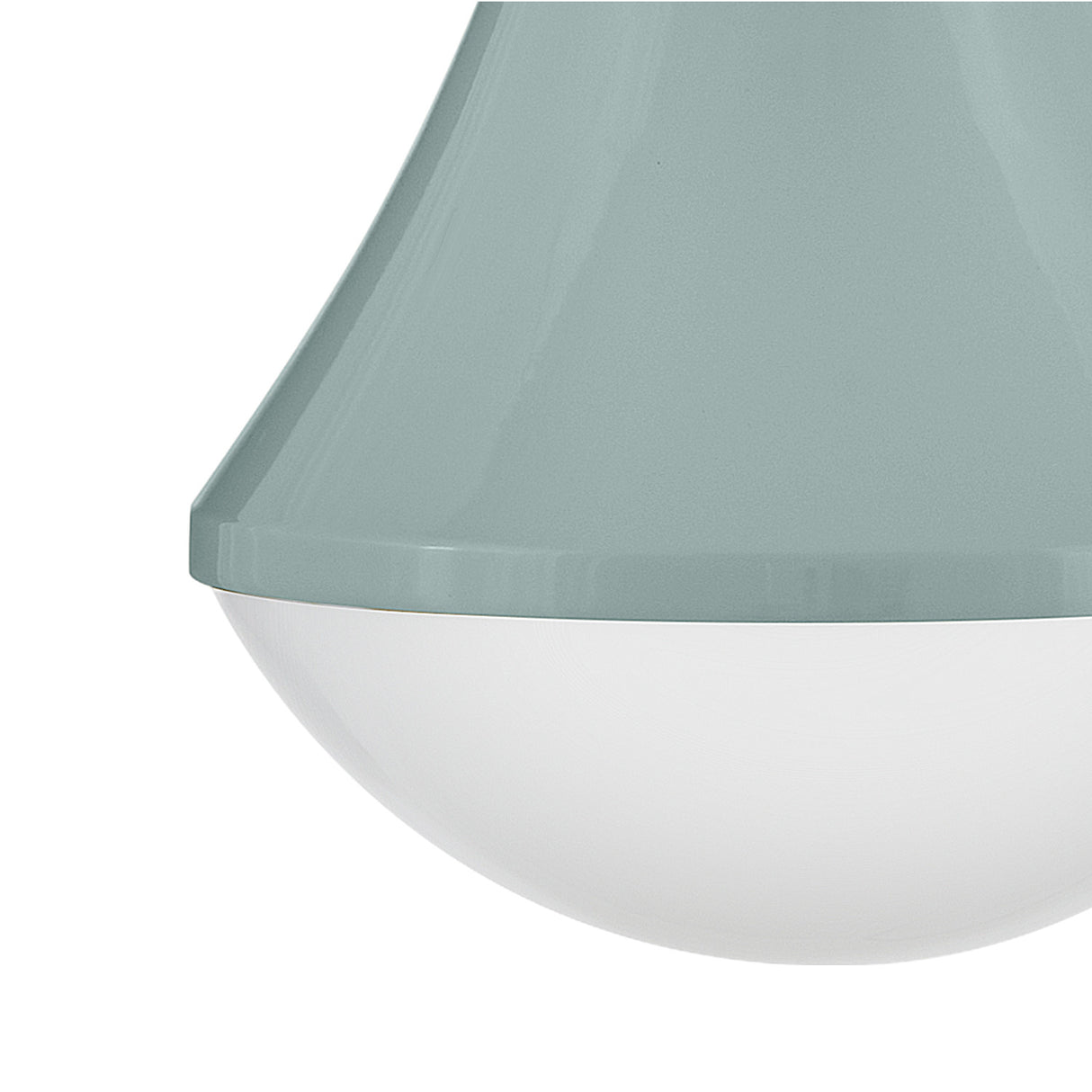 Skylar Pendant 11", Aquaverde and Satin Brass