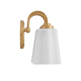 Connie 3 Light Vanity, Rustic Brass with Opal Glass