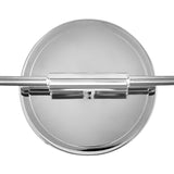 Wyatt 2 Light Vanity, Chrome with Clear Glass