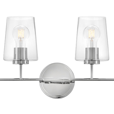 Wyatt 4 Light Vanity, Chrome with Clear Glass