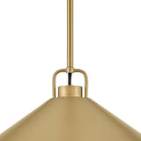 Nyra Pendant 16", Satin Brass