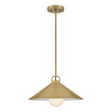 Nyra Pendant 16", Satin Brass