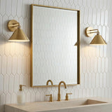 Nyra Wall Sconce 9", Satin Brass