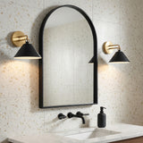 Nyra Wall Sconce 9" for Modern home with White Tile