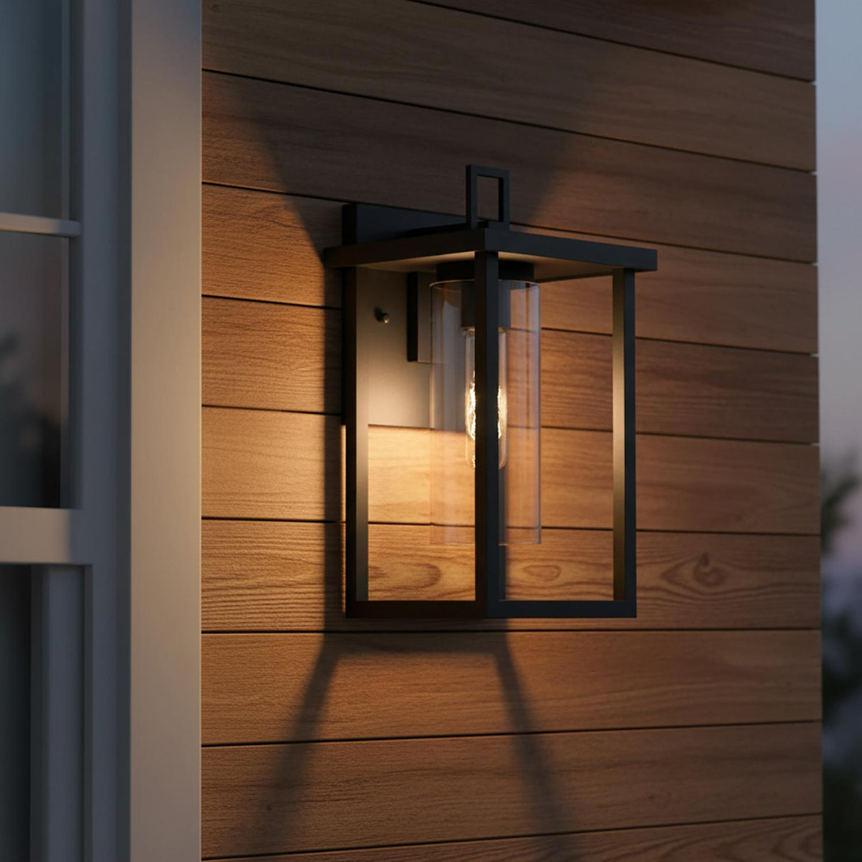 Sinclair Outdoor Wall Light, Small 13" Black