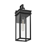 Monterey Outdoor Wall Light, Medium 18" Black