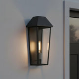 Lorimor Outdoor Wall Light, Medium 15" Black