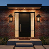 Lorimor Outdoor Wall Light, Large 19" Black