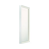 Albin Medium LED Rectangular Mirror 24" x 36", Brushed Nickel