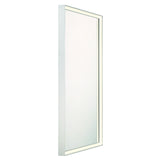 Albin Large LED Rectangular Mirror 30" x 42", Brushed Nickel