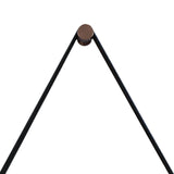 Merrison Round LED Mirror 24" x 24", Leather Strap