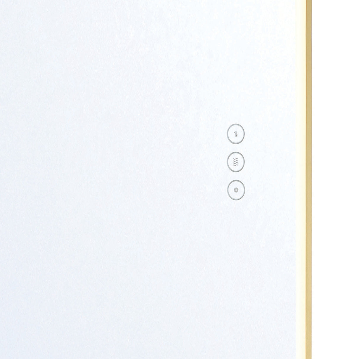Chadwick Large LED Oval Mirror 24" x 42", Brushed Brass