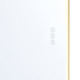 Chadwick Large LED Oval Mirror 24" x 42", Brushed Brass