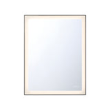 Demott Large LED Rectangular 28" x 36", Brushed Black