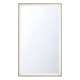 Demott Extra Large LED Rectangular 54" x 32", Brushed Black
