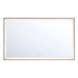 Demott Extra Large LED Rectangular 54" x 32", Brushed Black