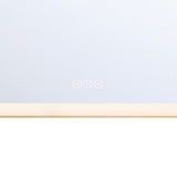 Demott Extra Large LED Rectangular 54" x 32", Brushed Brass