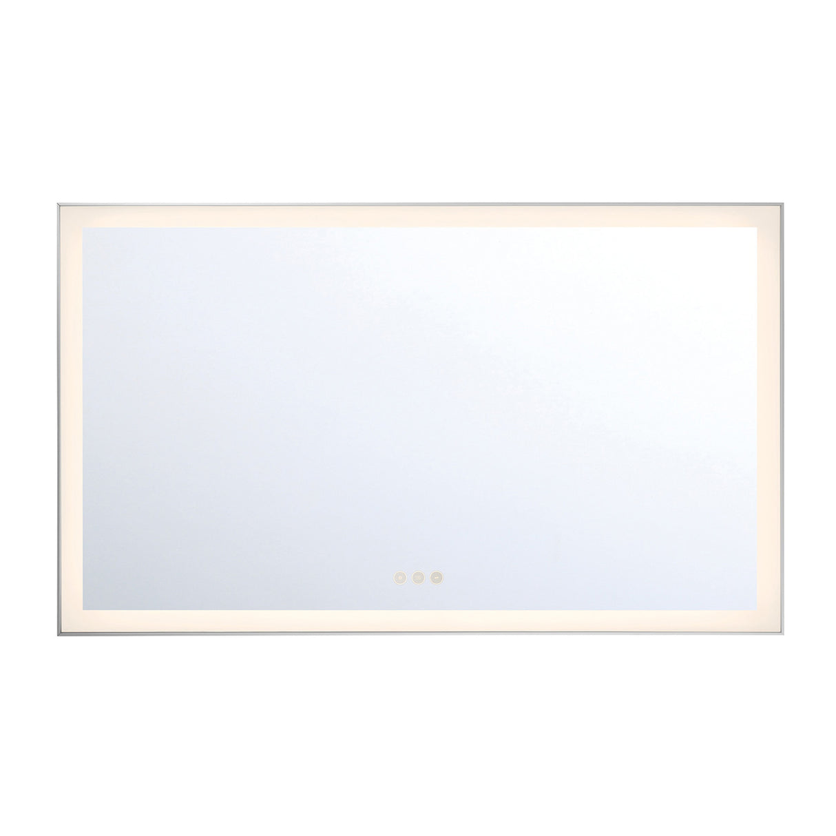 Demott Extra Large LED Rectangular 54" x 32", Brushed Nickel