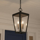 Barrett Outdoor Hanging Light 9", Textured Black