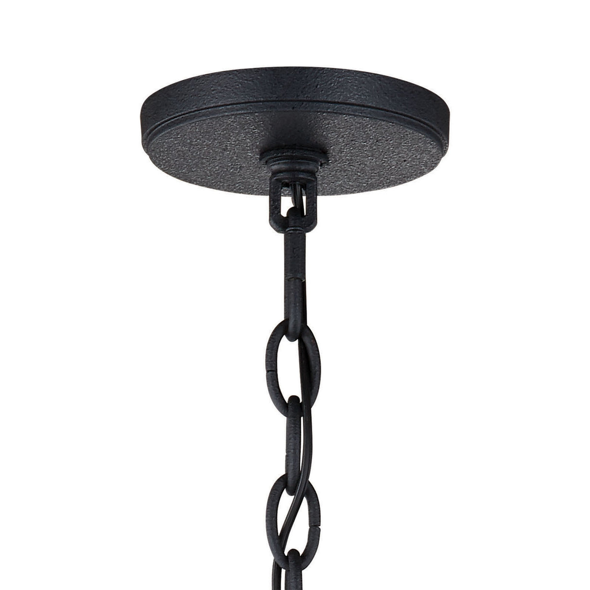 Barrett Outdoor Hanging Light 9", Textured Black