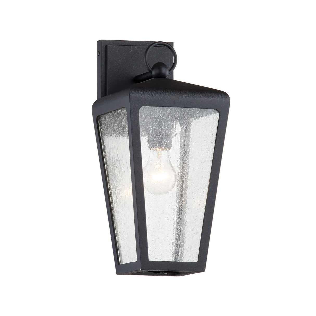 Barrett Outdoor Wall Light, Small 16" Textured Black