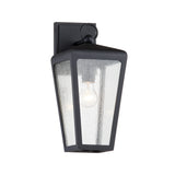 Barrett Outdoor Wall Light, Small 16" Textured Black