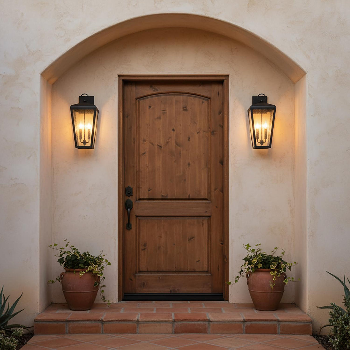 Barrett Outdoor Wall Light, Medium 20" Textured Black