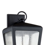 Barrett Outdoor Wall Light, Medium 20" Textured Black