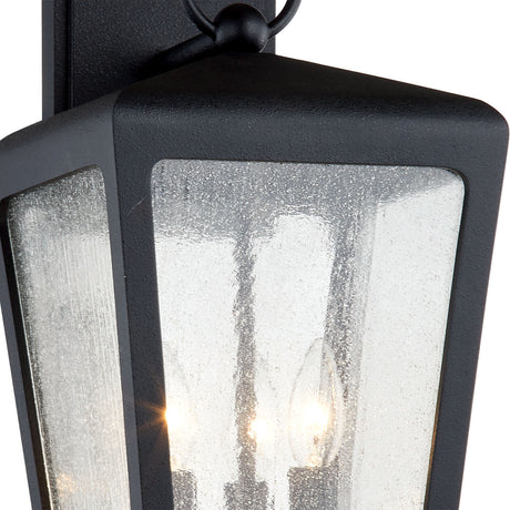 Barrett Outdoor Wall Light, Medium 20" Textured Black