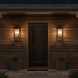Barrett Outdoor Wall Light, Large 26" Textured Black
