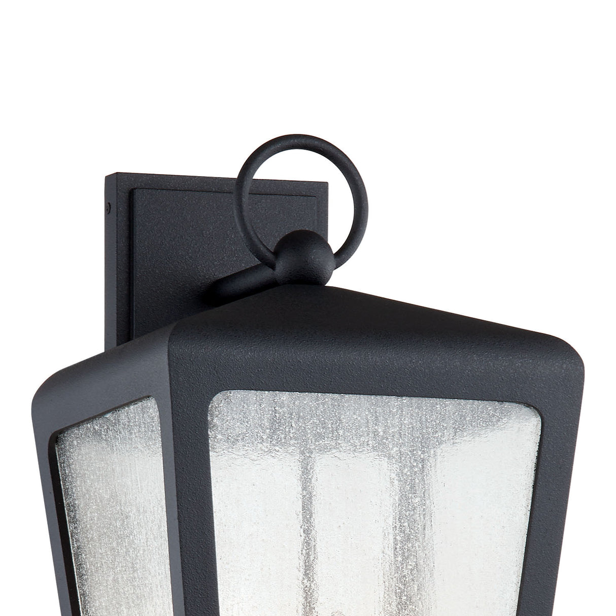 Barrett Outdoor Wall Light, Large 26" Textured Black