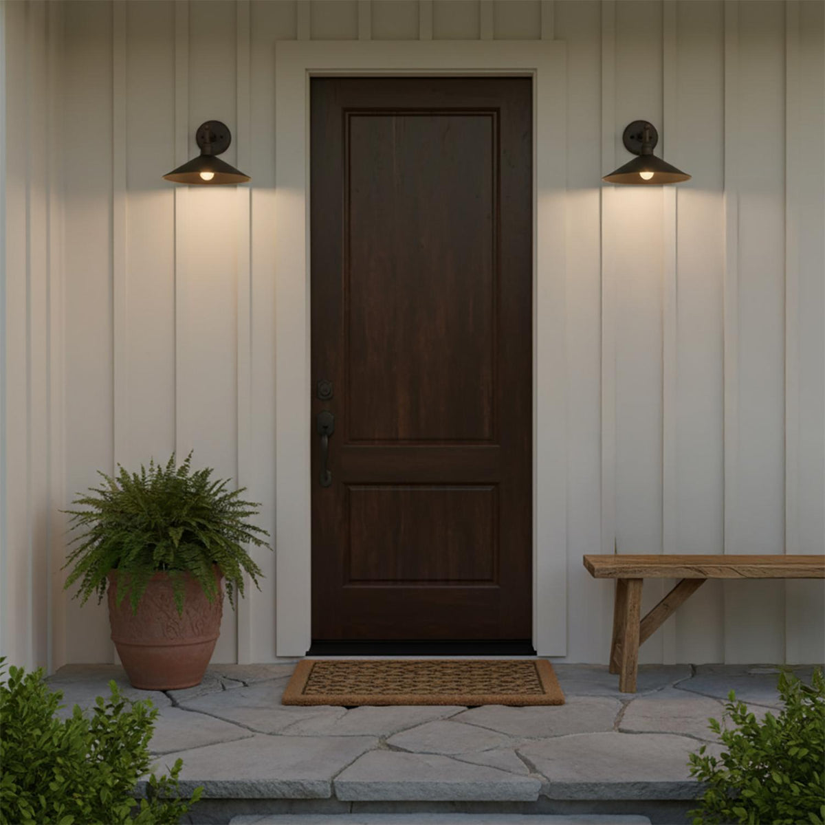 Archie Outdoor Light Artie Outdoor Wall Light, Medium Antique Bronze – Lights.com