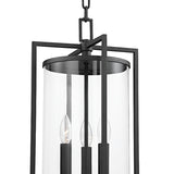 Peyton Outdoor Hanging Light 11", Textured Black