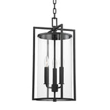 Peyton Outdoor Hanging Light 11", Textured Black