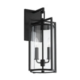 Peyton Outdoor Wall Light, Medium 18" Textured Black