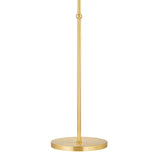 Mayfair Floor Lamp, Aged Brass