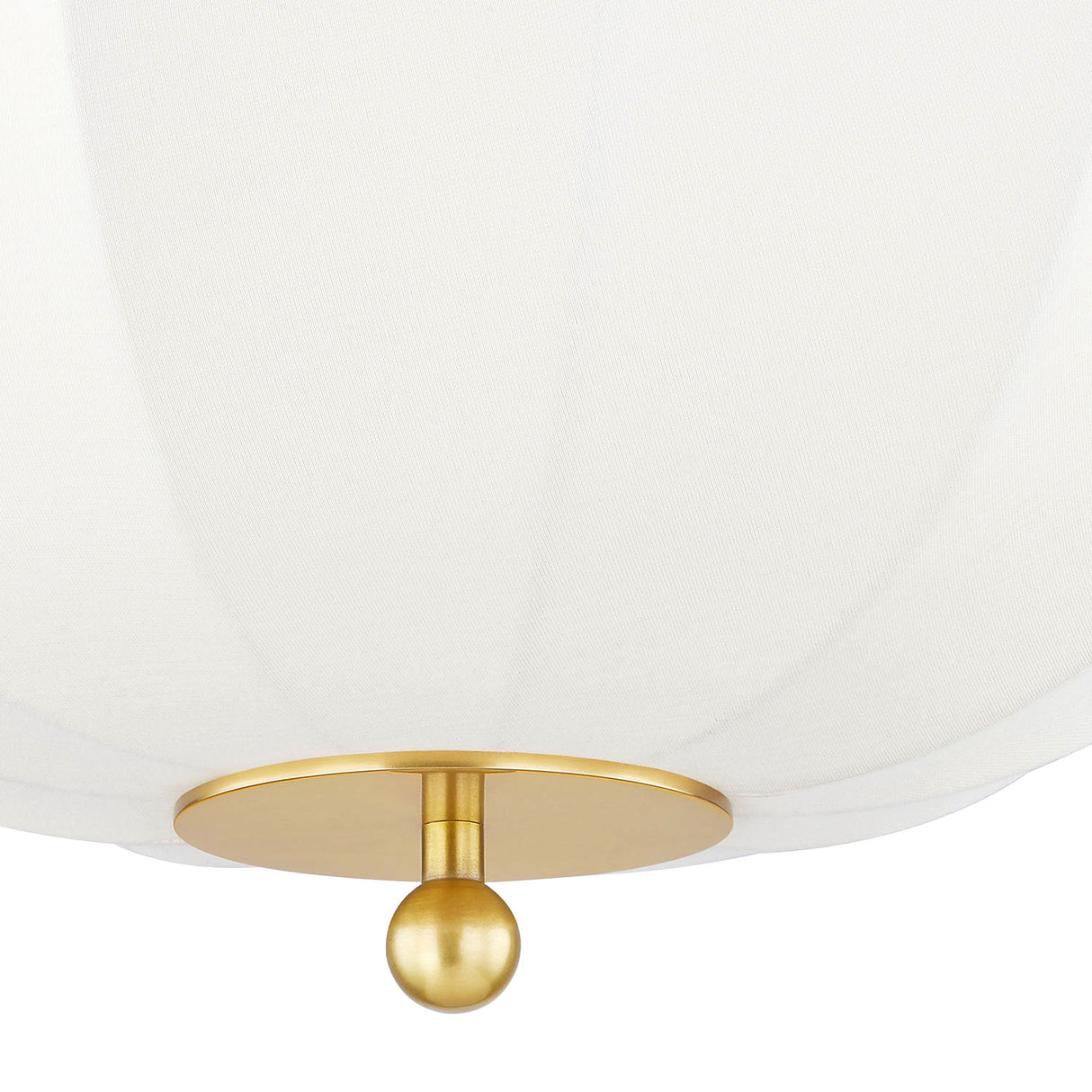 Mayfair Flush Mount 13", Aged Brass