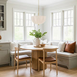 Mayfair Pendant 20" for Modern Farmhouse home with White Wood