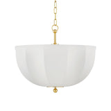 Mayfair Pendant 20", Aged Brass