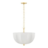 Mayfair Pendant 20", Aged Brass