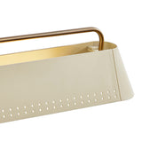 Henley Picture Light 18", Patina Brass and Soft Sand