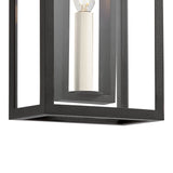 Durham Outdoor Wall Light, Small 16" Textured Black