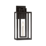 Durham Outdoor Wall Light, Small 16" Textured Black