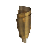 Acacia Wall Sconce 13", Patina Brass