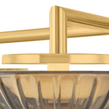 Gaia LED Flush Mount 41", Aged Brass