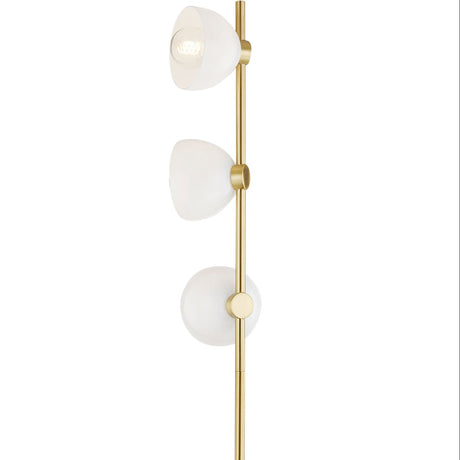 Penrose Floor Lamp, Aged Brass