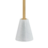 Seraphina Floor Lamp, Aged Brass
